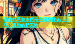 海角社区女主角带你探索社交、分享、互动的新天地